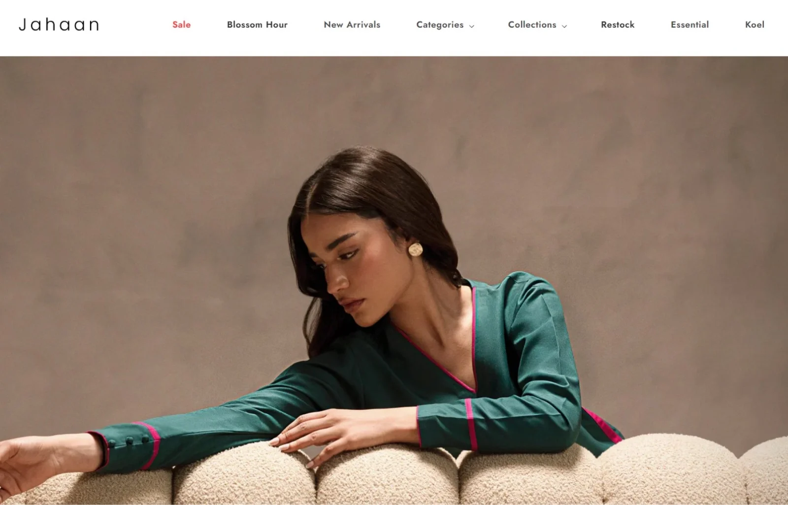 web developer ireland jahaan Shopify store