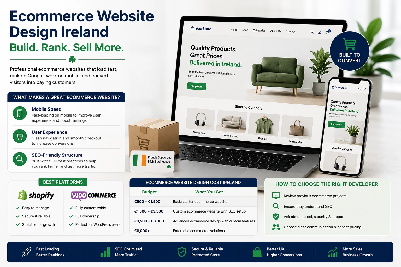 Ecommerce Website Design Ireland 2026 Guide