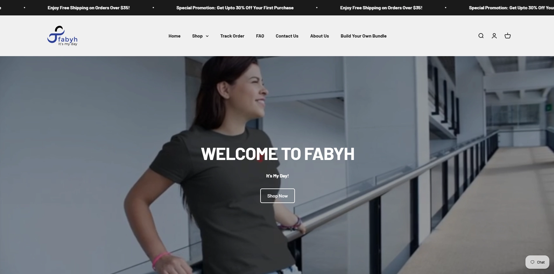 FABYH Shopify fashion ecommerce website project by TrazorIT
